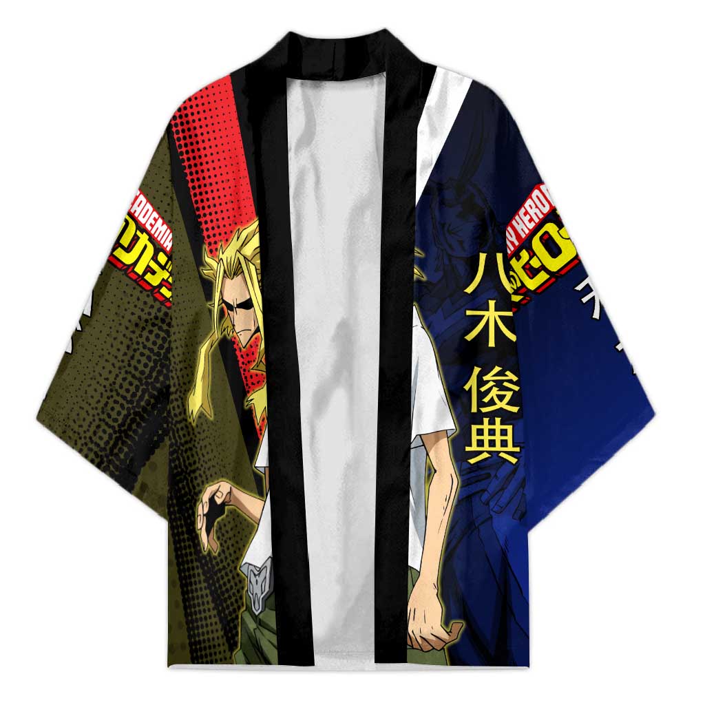 All Might Dual Form Kimono Japanese Comic Book Style