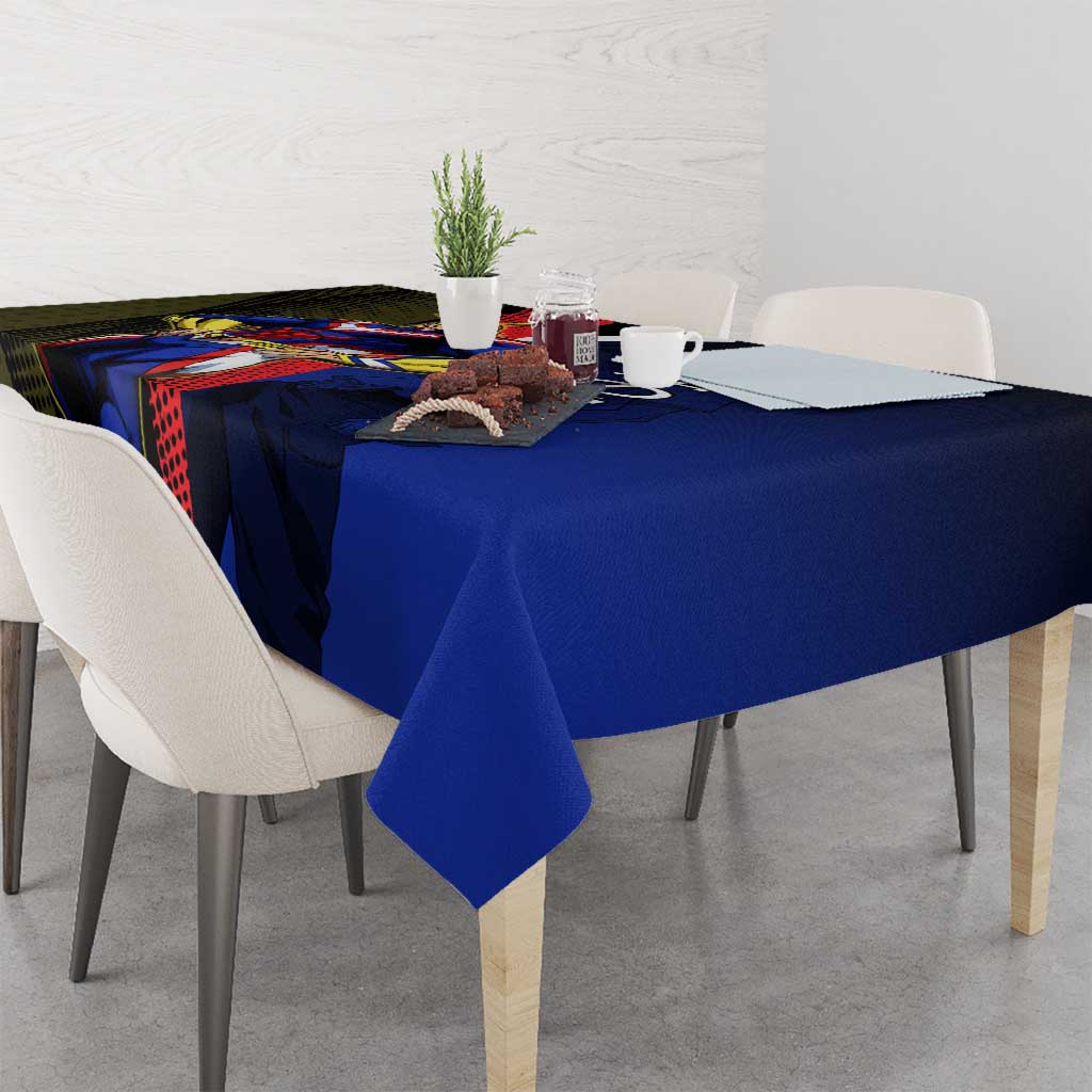 All Might Dual Form Tablecloth Japanese Comic Book Style