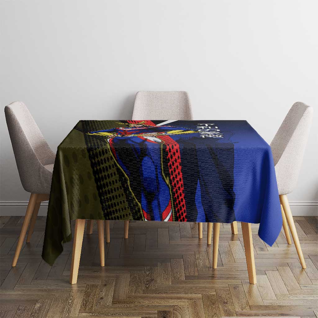 All Might Dual Form Tablecloth Japanese Comic Book Style