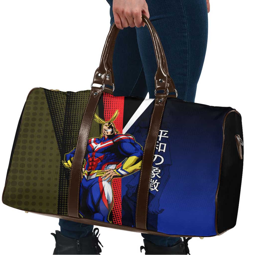 All Might Dual Form Travel Bag Japanese Comic Book Style