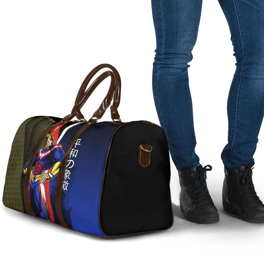 All Might Dual Form Travel Bag Japanese Comic Book Style