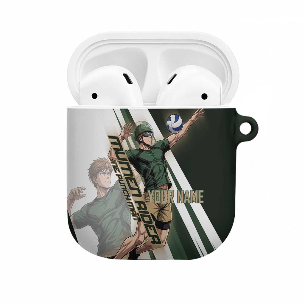 Personalized Mumen Rider Volleyball AirPods Case Saitama Anime
