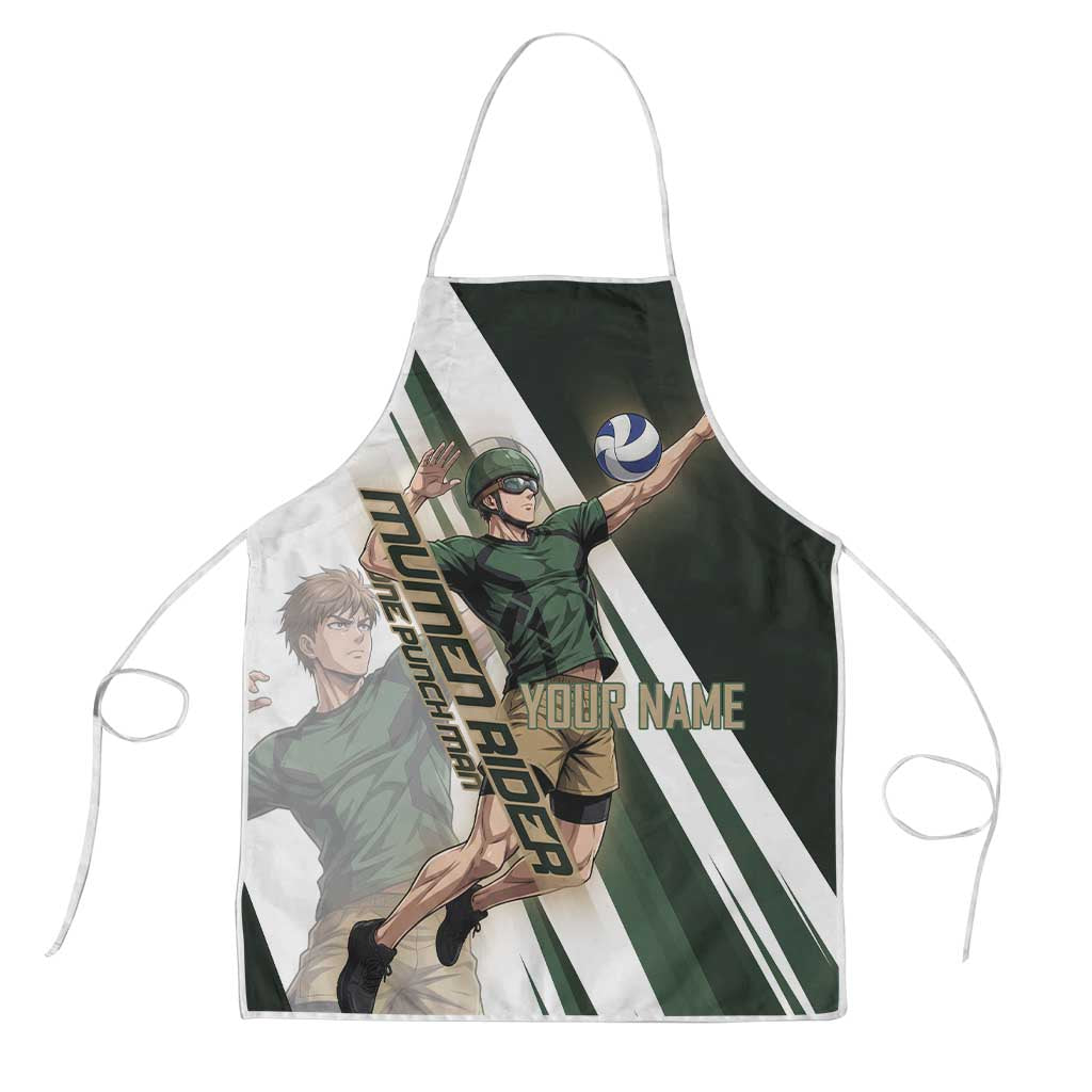 Personalized Mumen Rider Volleyball Apron Saitama Anime