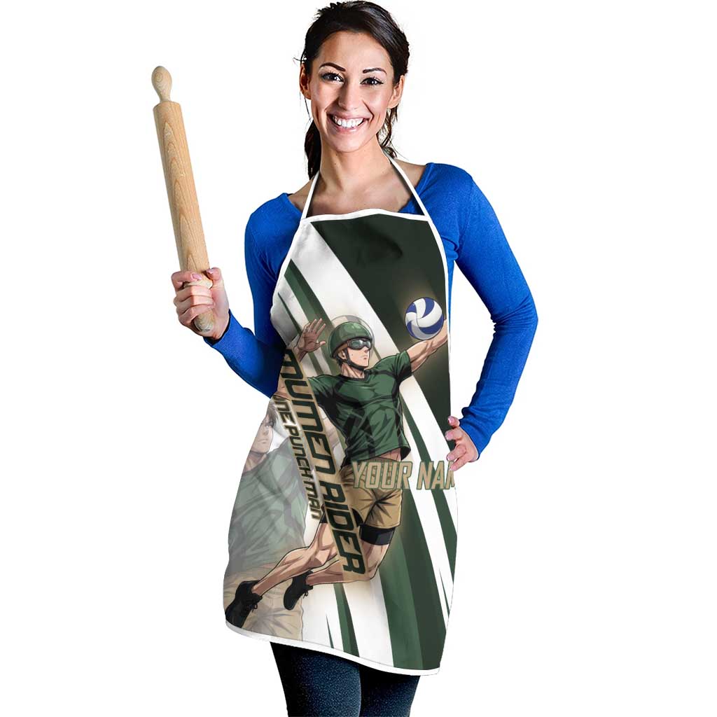 Personalized Mumen Rider Volleyball Apron Saitama Anime