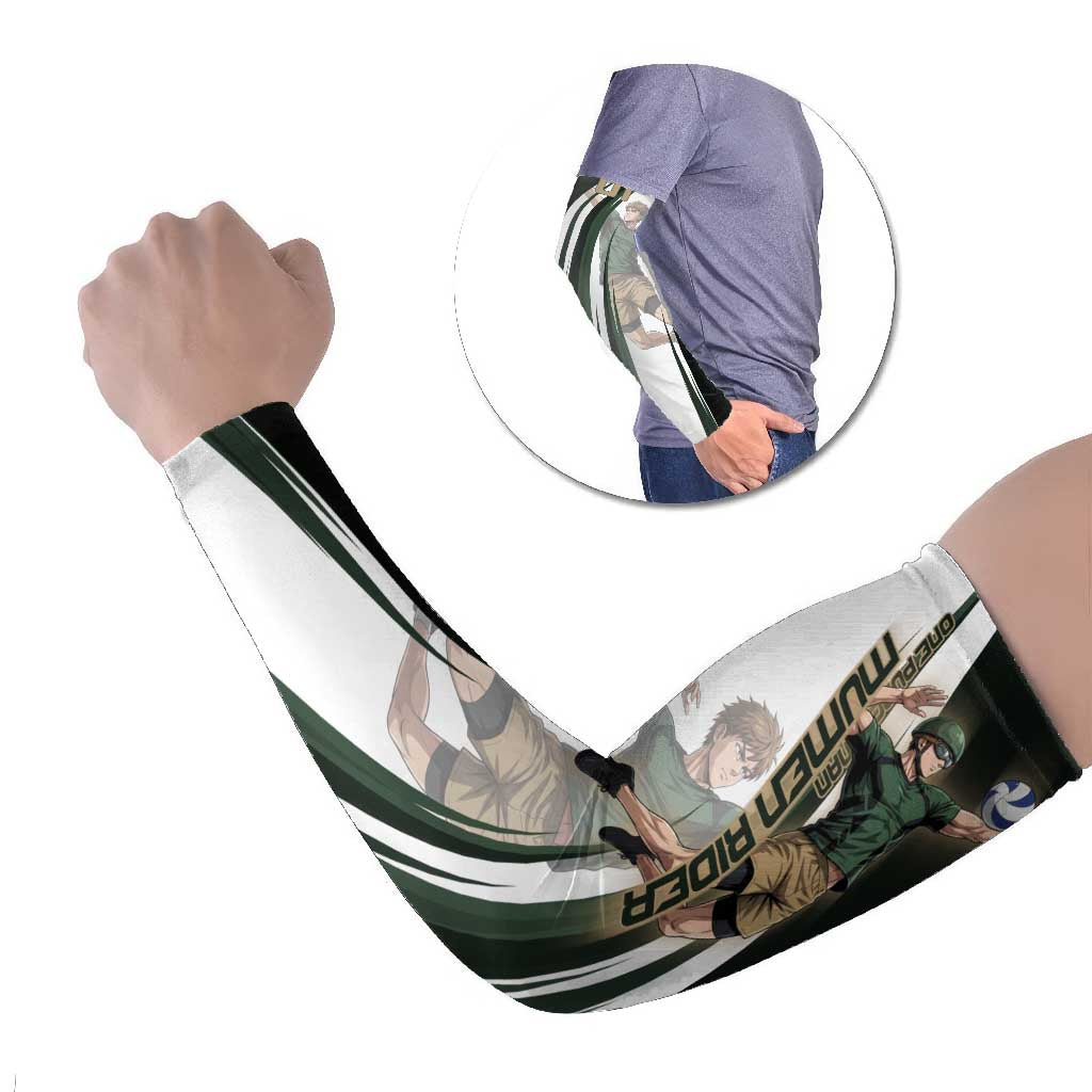 Personalized Mumen Rider Volleyball Arm Sleeves Saitama Anime