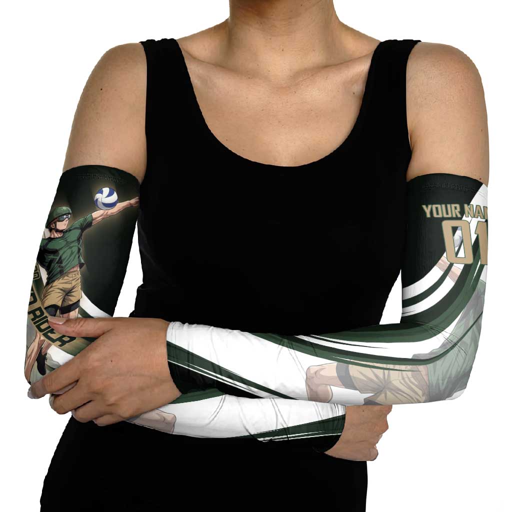 Personalized Mumen Rider Volleyball Arm Sleeves Saitama Anime