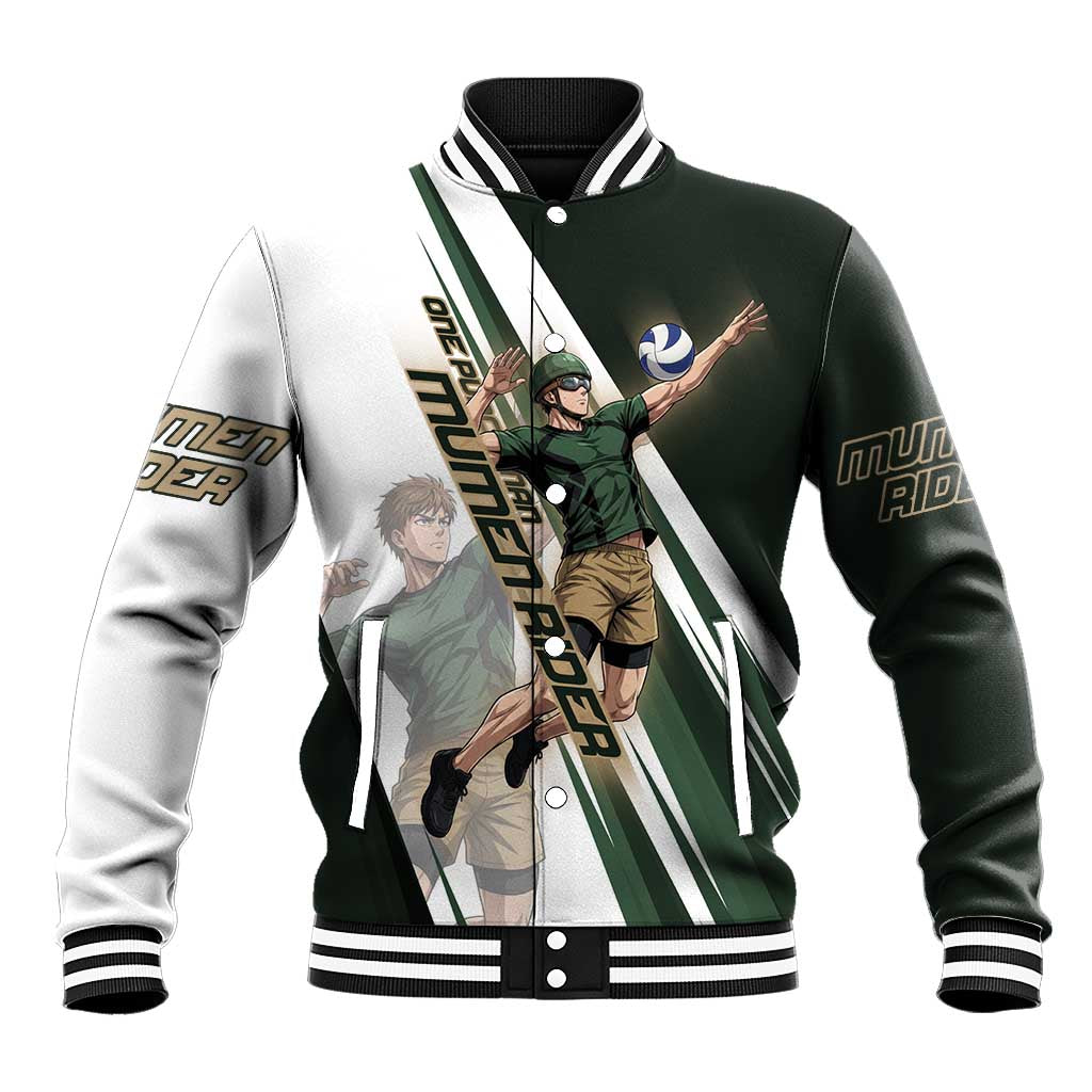 Personalized Mumen Rider Volleyball Baseball Jacket Saitama Anime