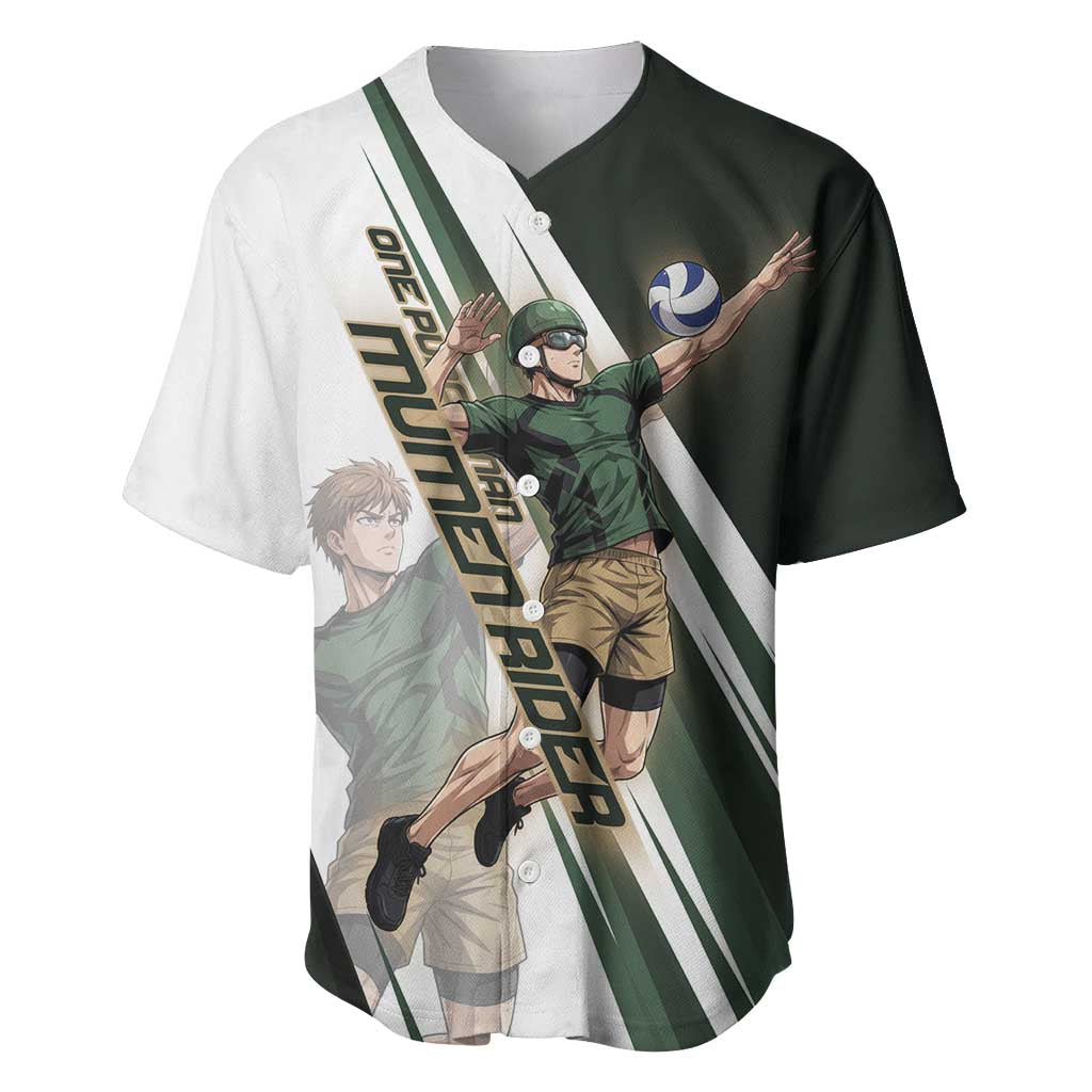 Personalized Mumen Rider Volleyball Baseball Jersey Saitama Anime