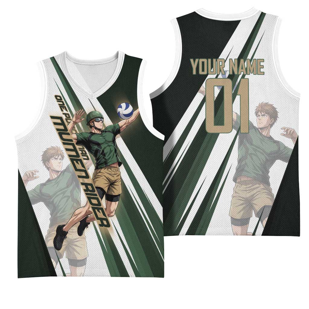 Personalized Mumen Rider Volleyball Basketball Jersey Saitama Anime