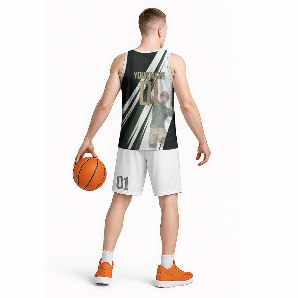 Personalized Mumen Rider Volleyball Basketball Jersey Saitama Anime