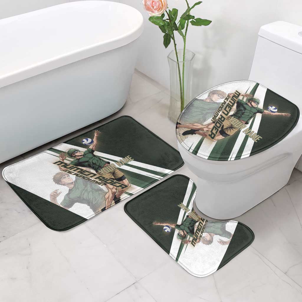 Personalized Mumen Rider Volleyball Bathroom Set Saitama Anime