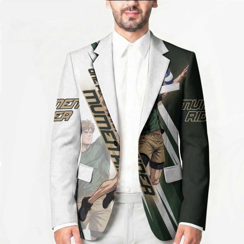 Personalized Mumen Rider Volleyball Blazer Saitama Anime