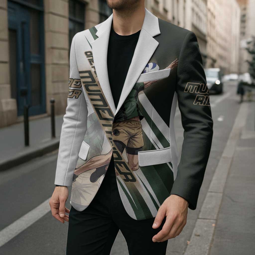Personalized Mumen Rider Volleyball Blazer Saitama Anime