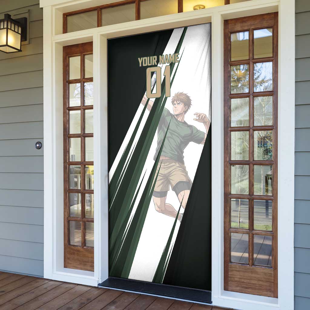 Personalized Mumen Rider Volleyball Door Cover Saitama Anime
