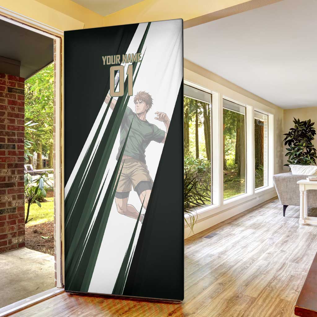 Personalized Mumen Rider Volleyball Door Cover Saitama Anime