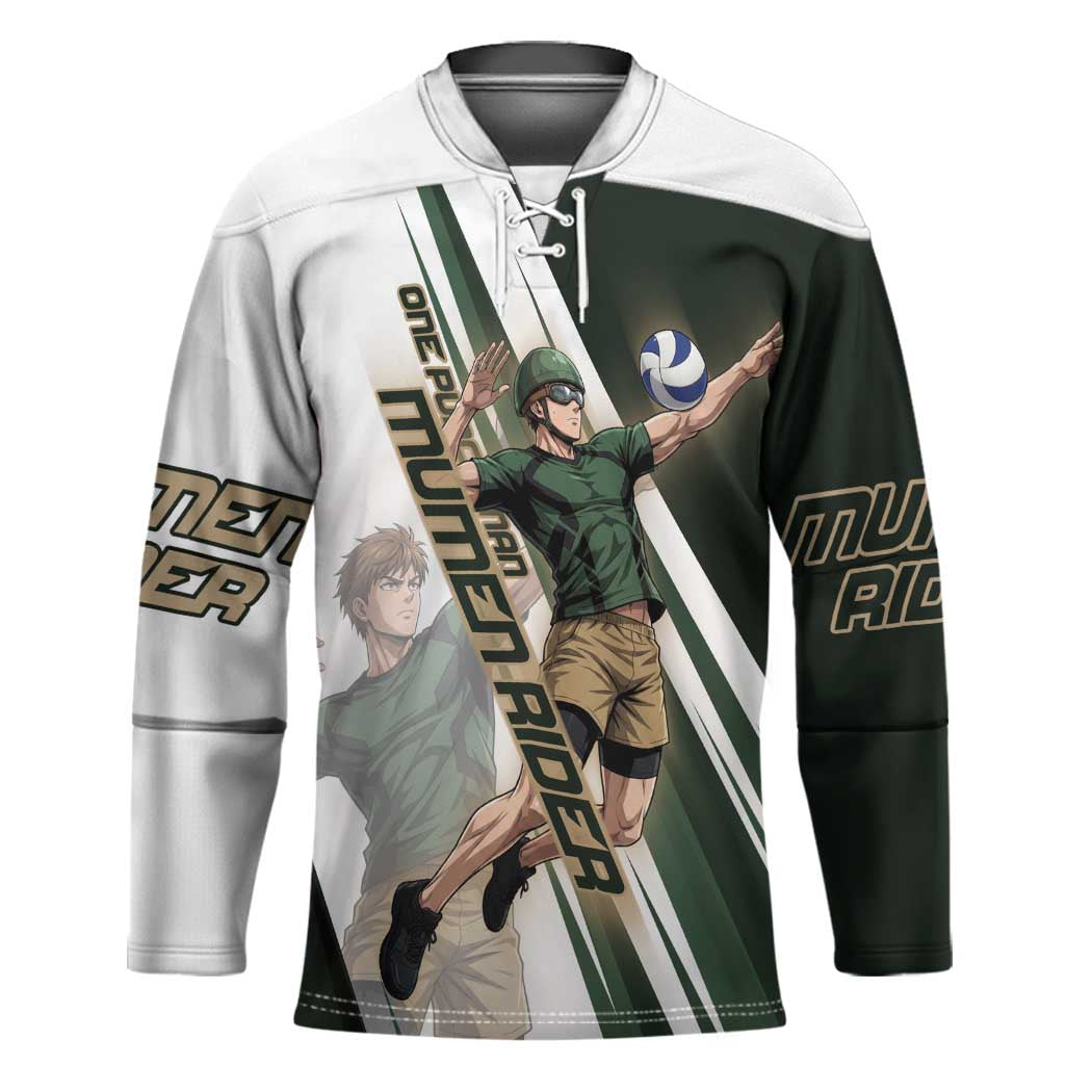 Personalized Mumen Rider Volleyball Hockey Jersey Saitama Anime