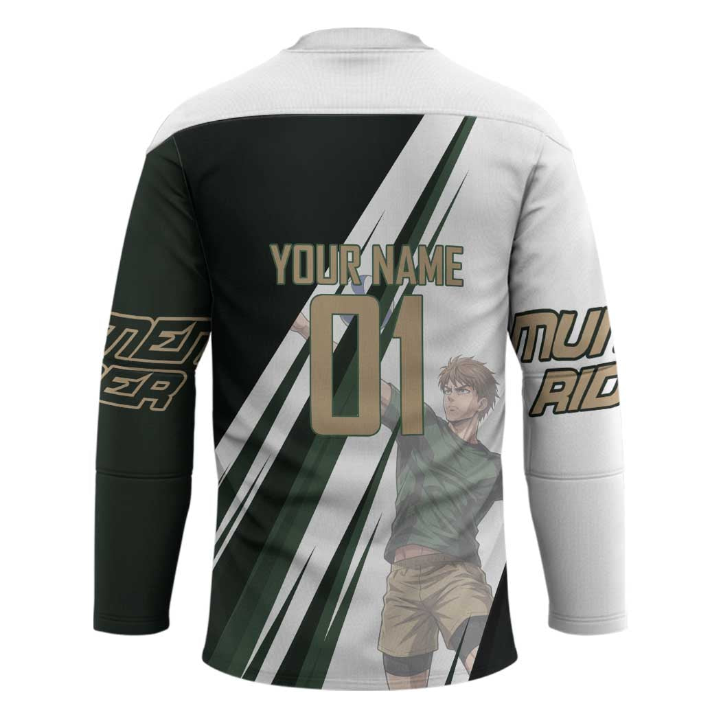 Personalized Mumen Rider Volleyball Hockey Jersey Saitama Anime