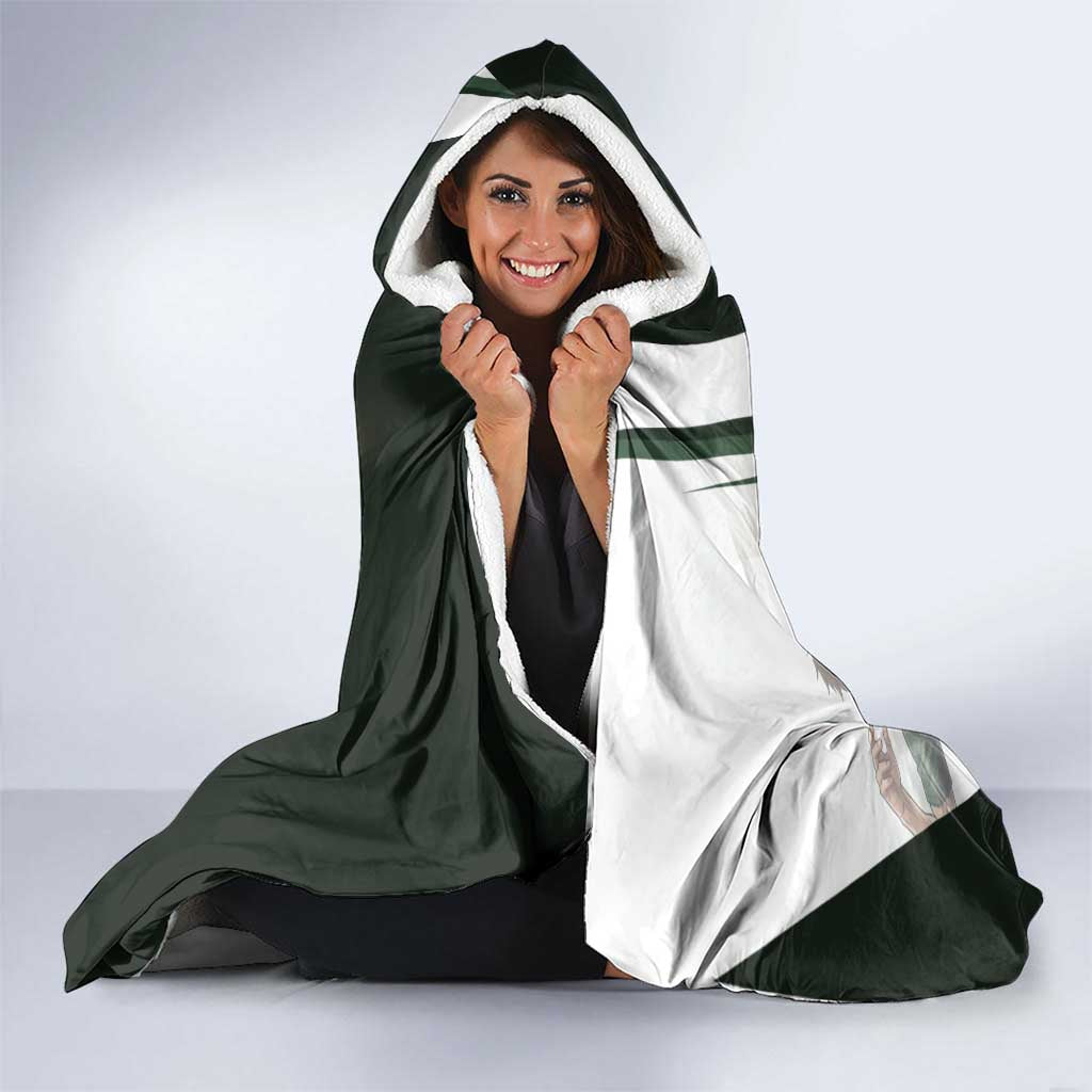 Personalized Mumen Rider Volleyball Hooded Blanket Saitama Anime