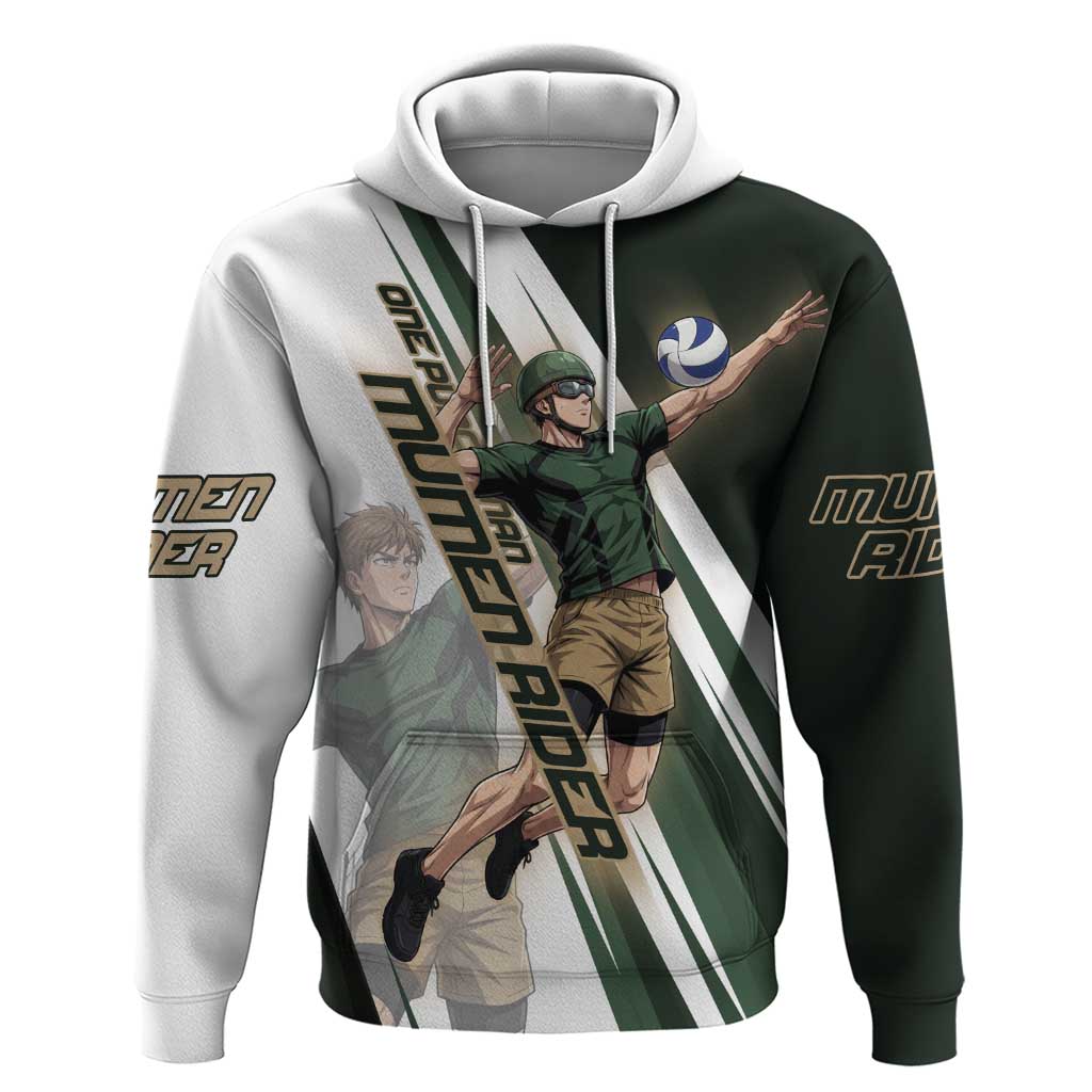 Personalized Mumen Rider Volleyball Hoodie Saitama Anime