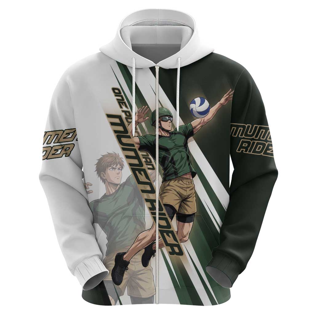 Personalized Mumen Rider Volleyball Hoodie Saitama Anime