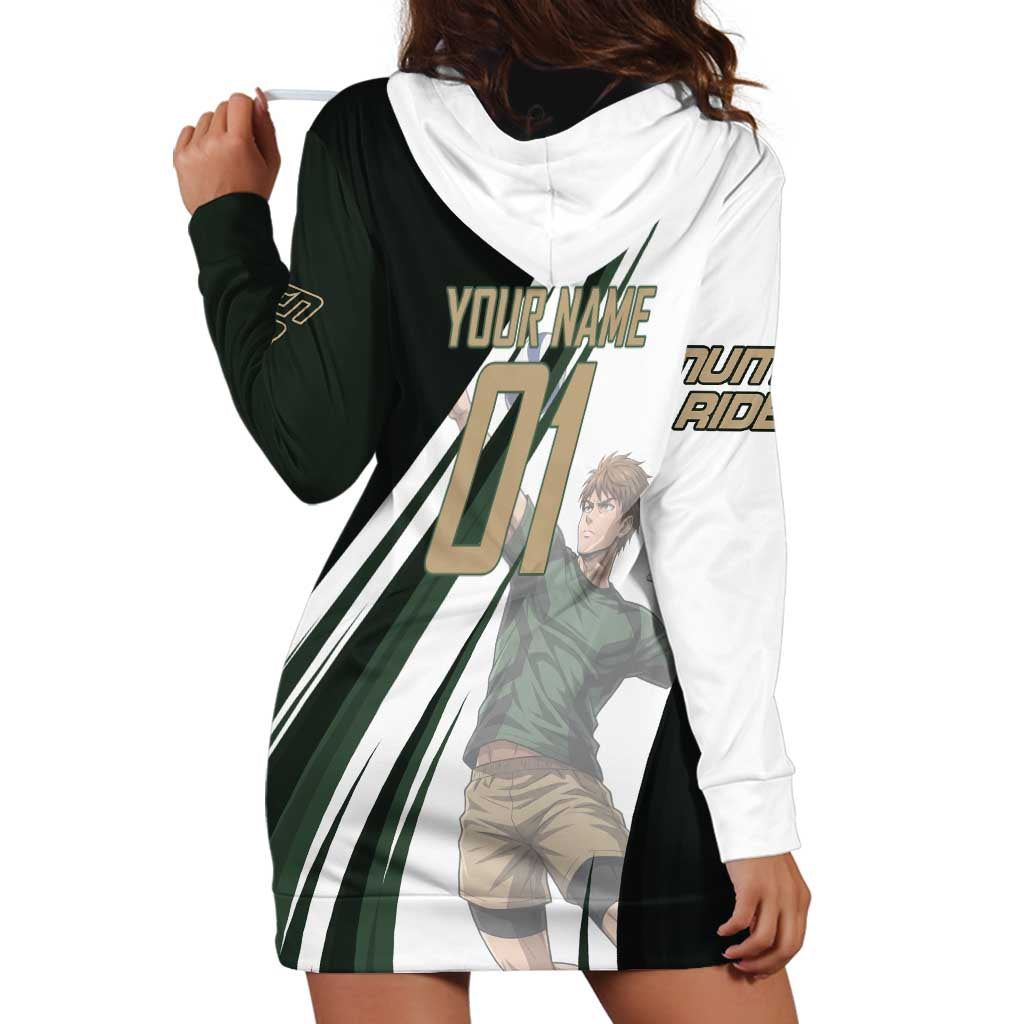 Personalized Mumen Rider Volleyball Hoodie Dress Saitama Anime