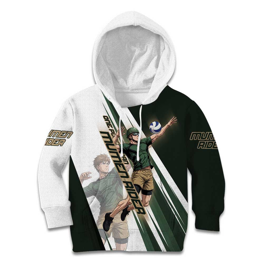 Personalized Mumen Rider Volleyball Kid Hoodie Saitama Anime