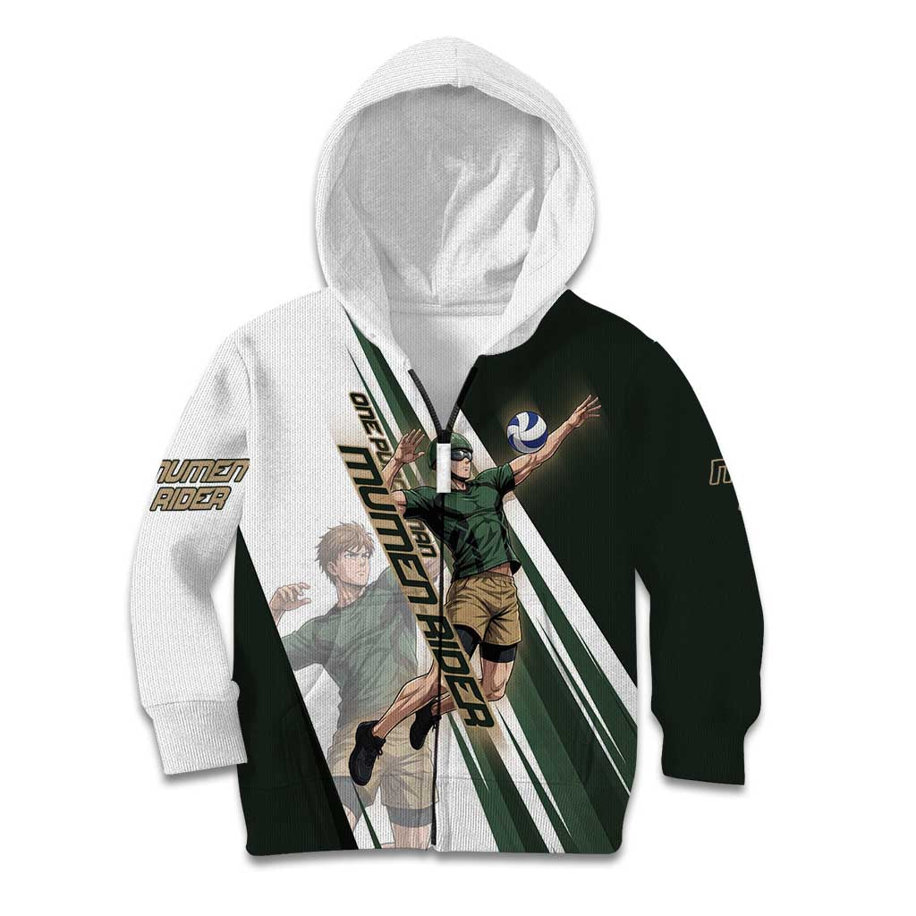 Personalized Mumen Rider Volleyball Kid Hoodie Saitama Anime