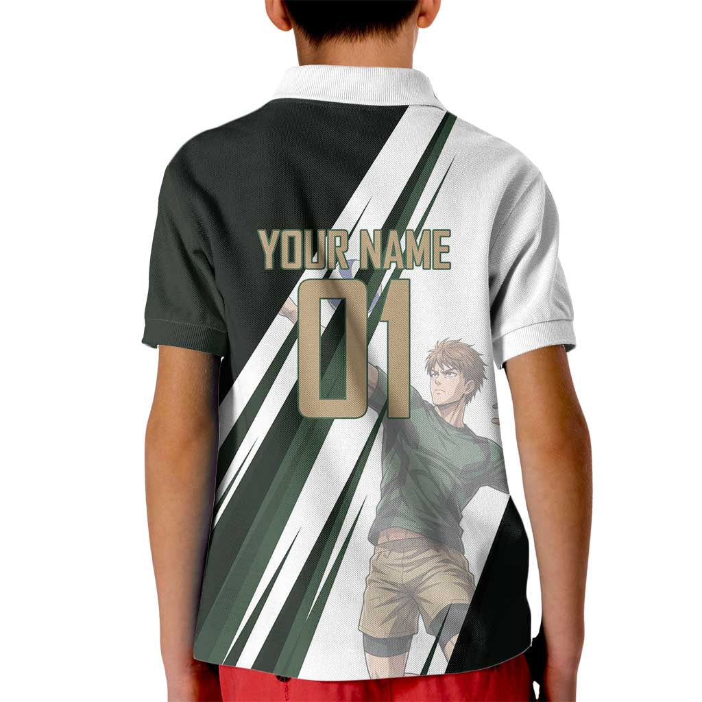 Personalized Mumen Rider Volleyball Kid Polo Shirt Saitama Anime