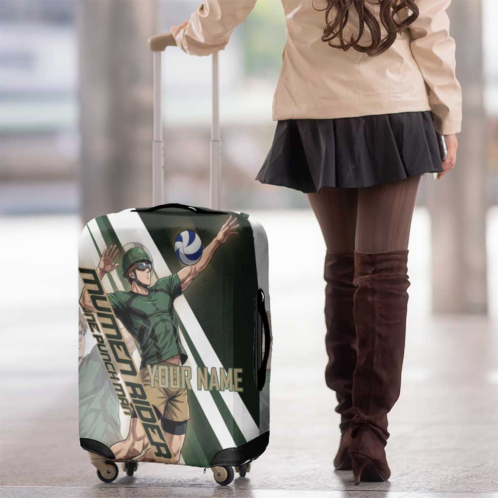 Personalized Mumen Rider Volleyball Luggage Cover Saitama Anime
