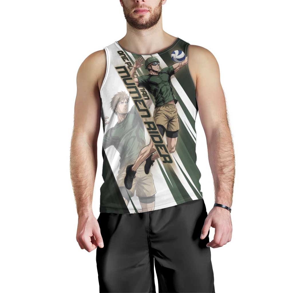 Personalized Mumen Rider Volleyball Men Tank Top Saitama Anime
