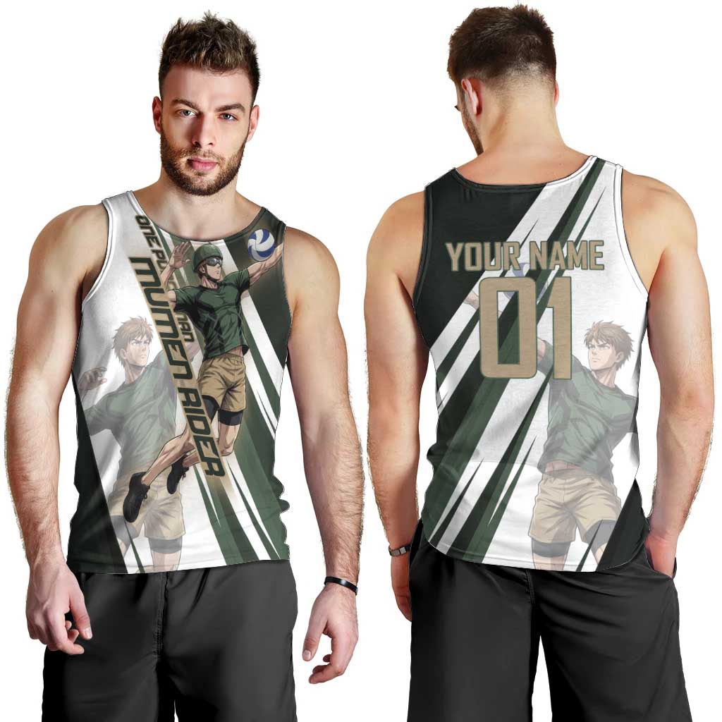 Personalized Mumen Rider Volleyball Men Tank Top Saitama Anime