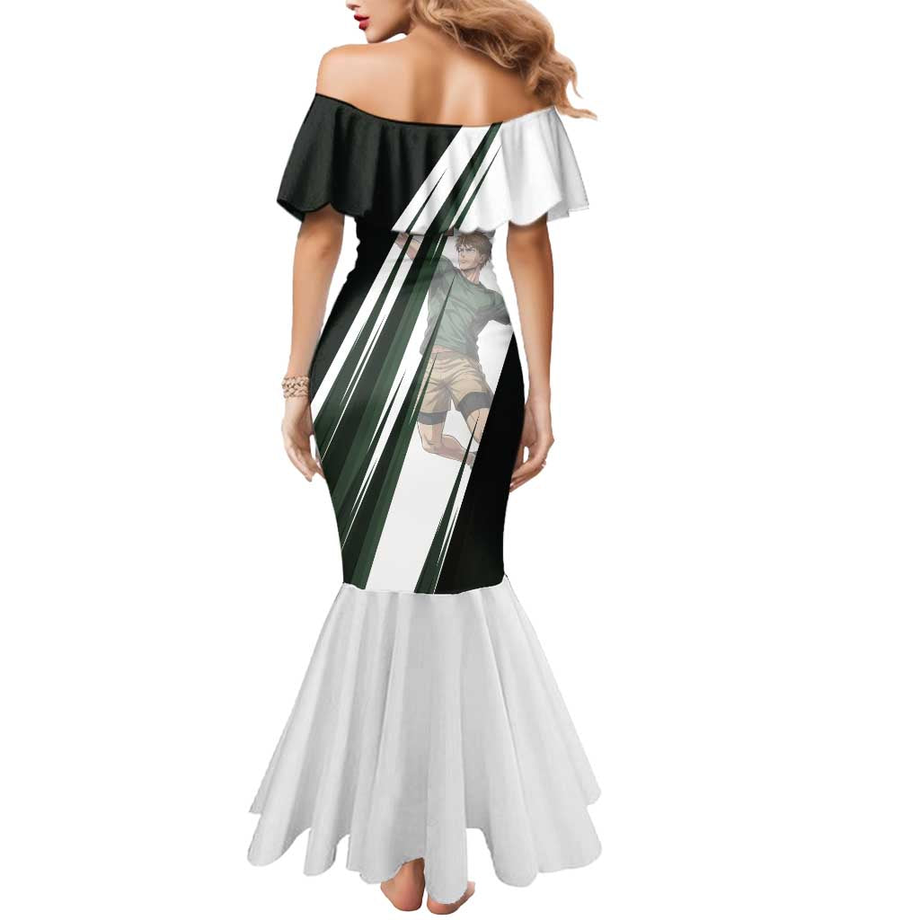 Personalized Mumen Rider Volleyball Mermaid Dress Saitama Anime