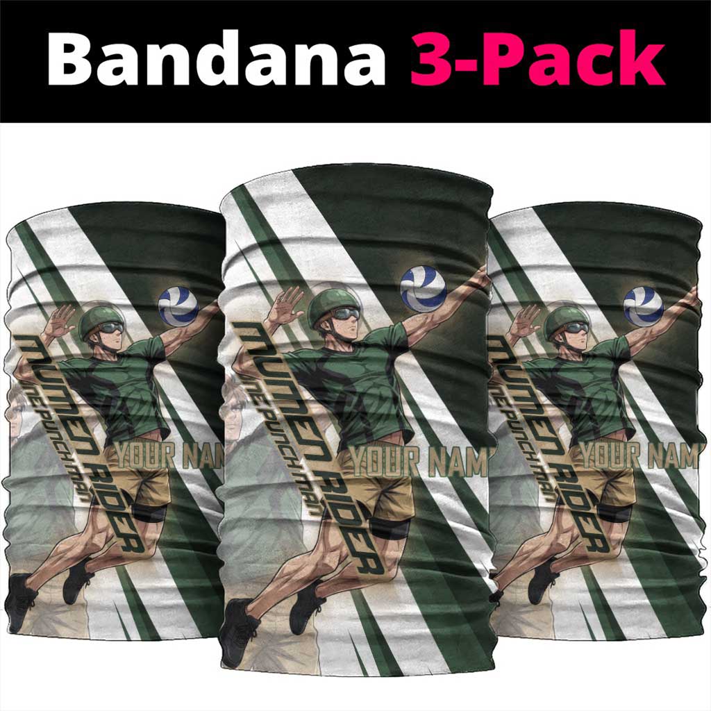 Personalized Mumen Rider Volleyball Neck Gaiter Saitama Anime