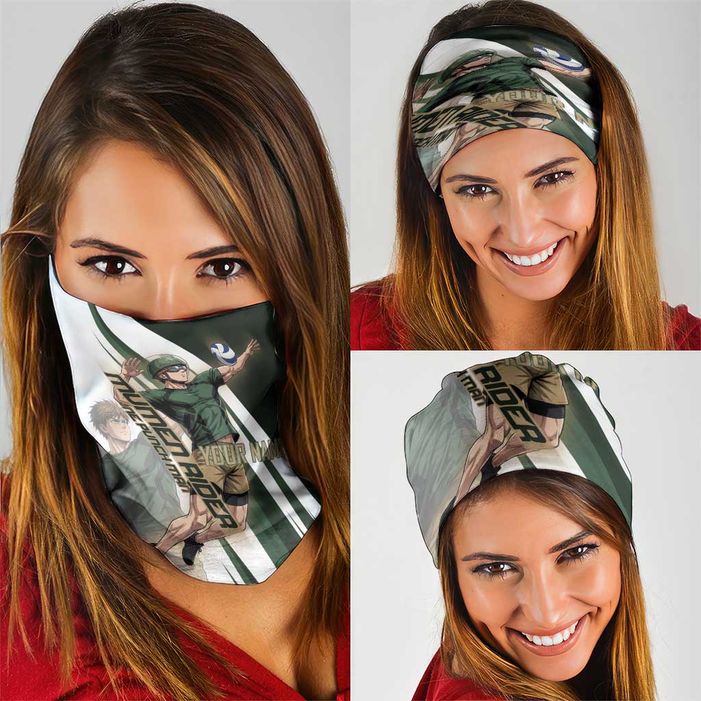 Personalized Mumen Rider Volleyball Neck Gaiter Saitama Anime