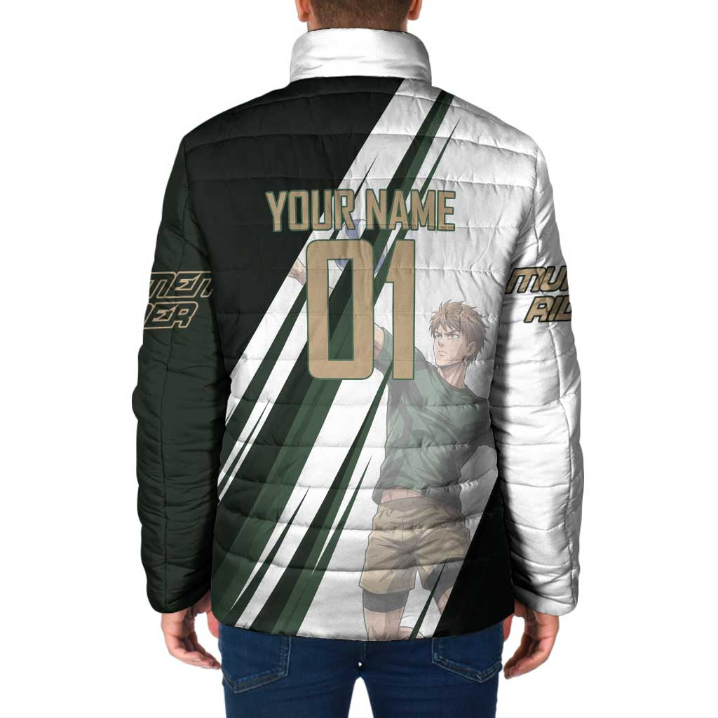 Personalized Mumen Rider Volleyball Padded Jacket Saitama Anime