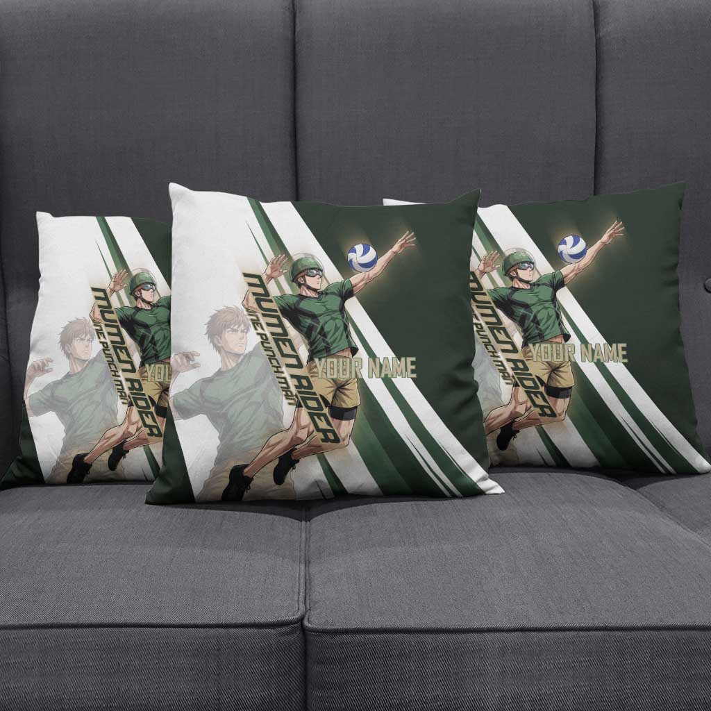 Personalized Mumen Rider Volleyball Pillow Cover Saitama Anime