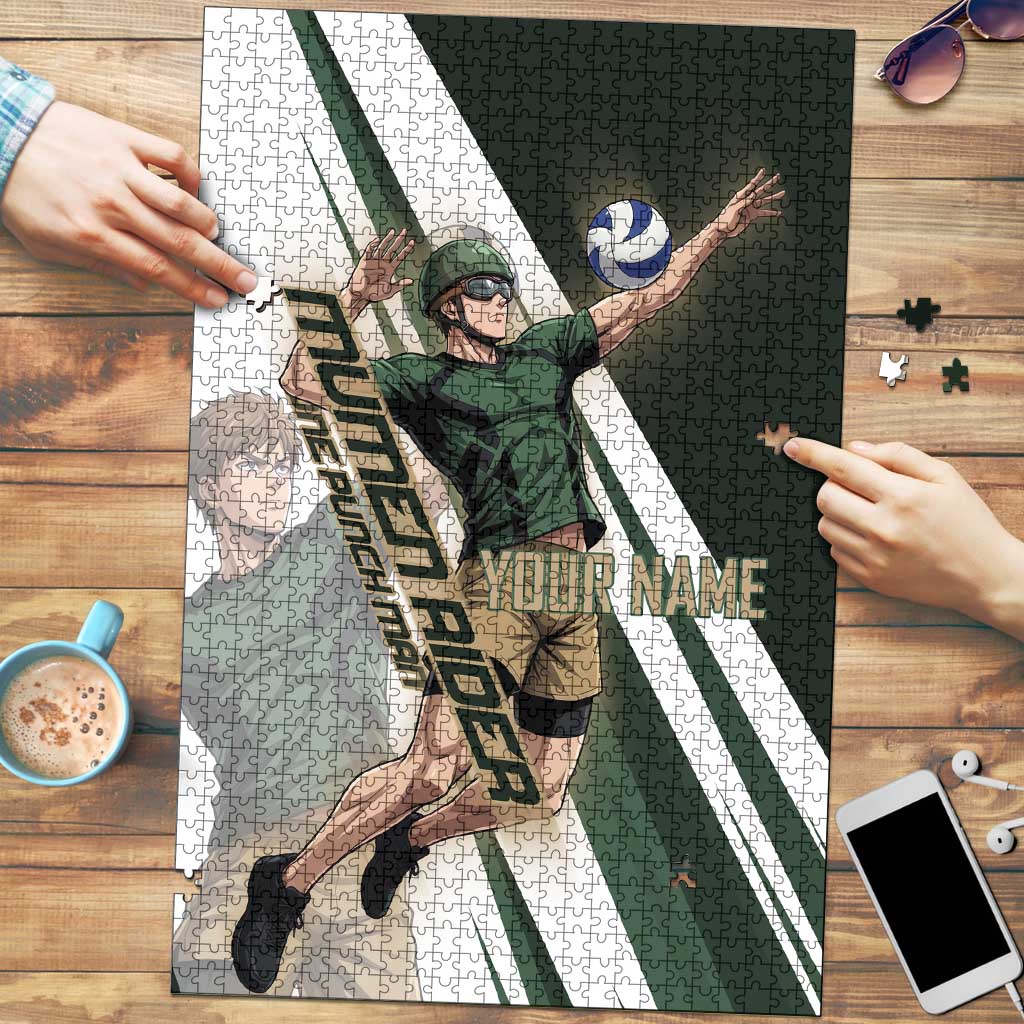 Personalized Mumen Rider Volleyball Puzzle Saitama Anime