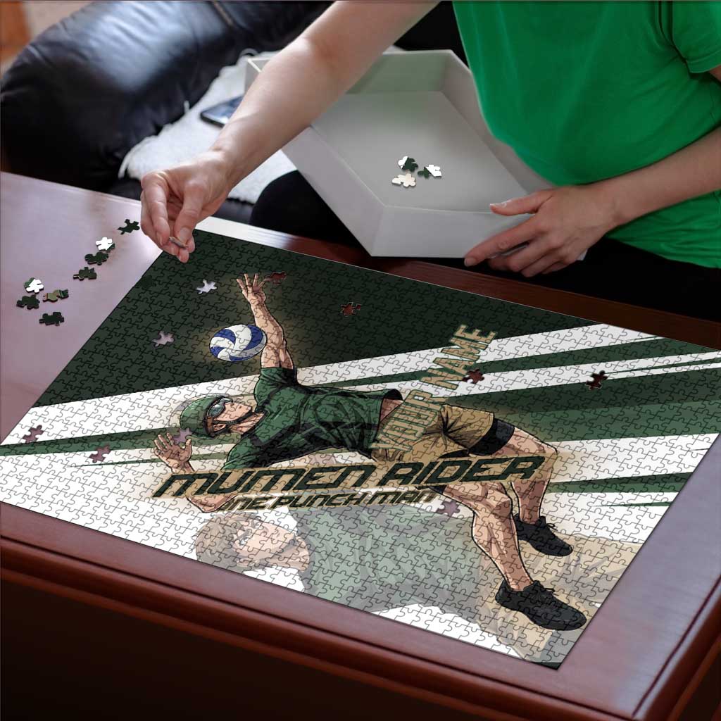 Personalized Mumen Rider Volleyball Puzzle Saitama Anime