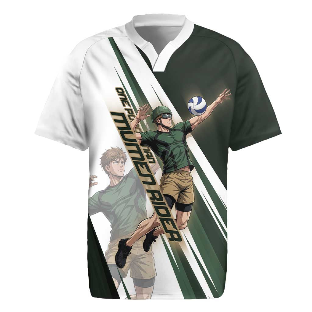 Personalized Mumen Rider Volleyball Rugby Jersey Saitama Anime