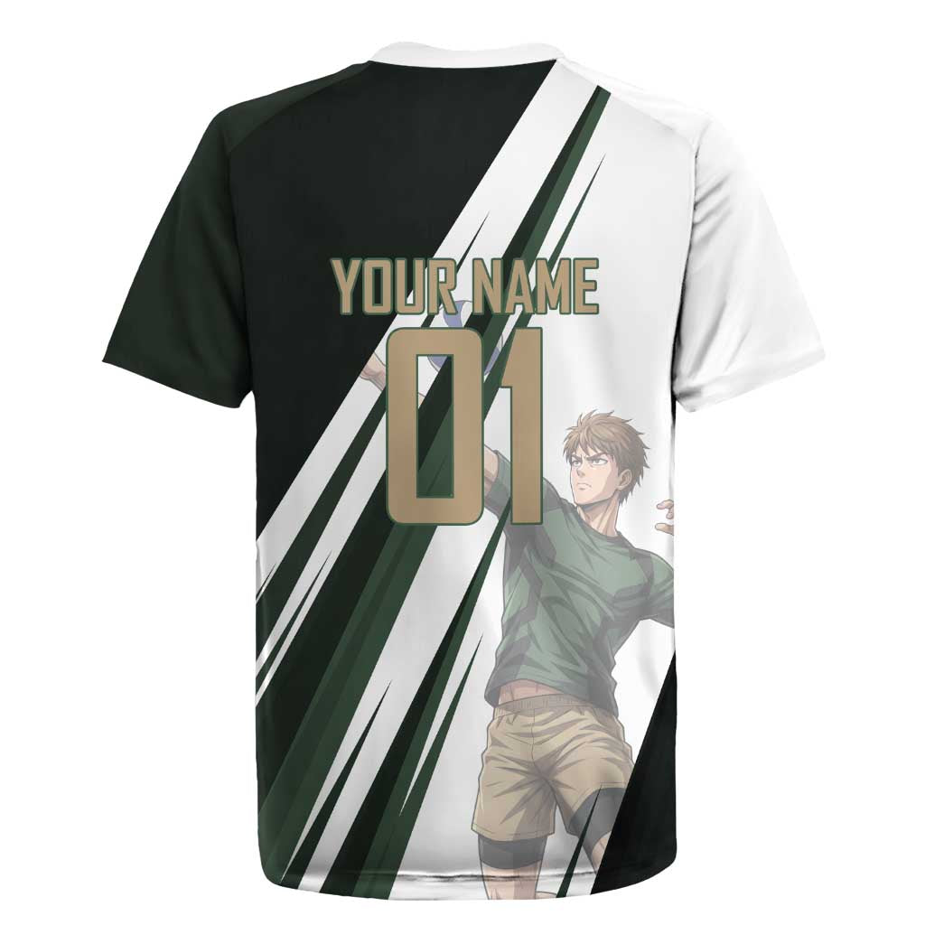 Personalized Mumen Rider Volleyball Rugby Jersey Saitama Anime