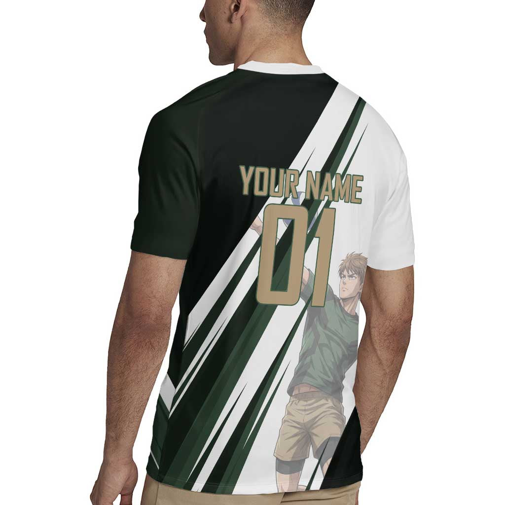 Personalized Mumen Rider Volleyball Rugby Jersey Saitama Anime