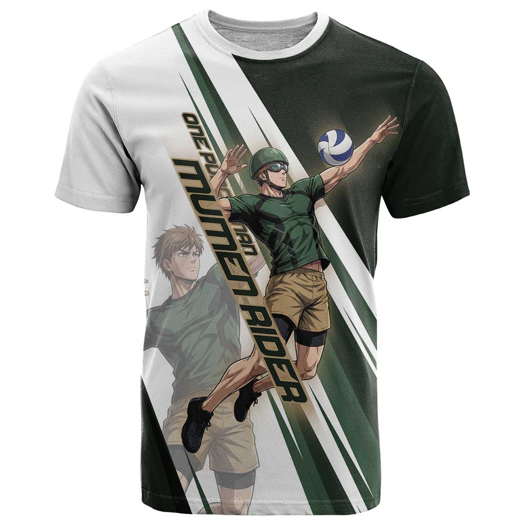 Personalized Mumen Rider Volleyball T Shirt Saitama Anime