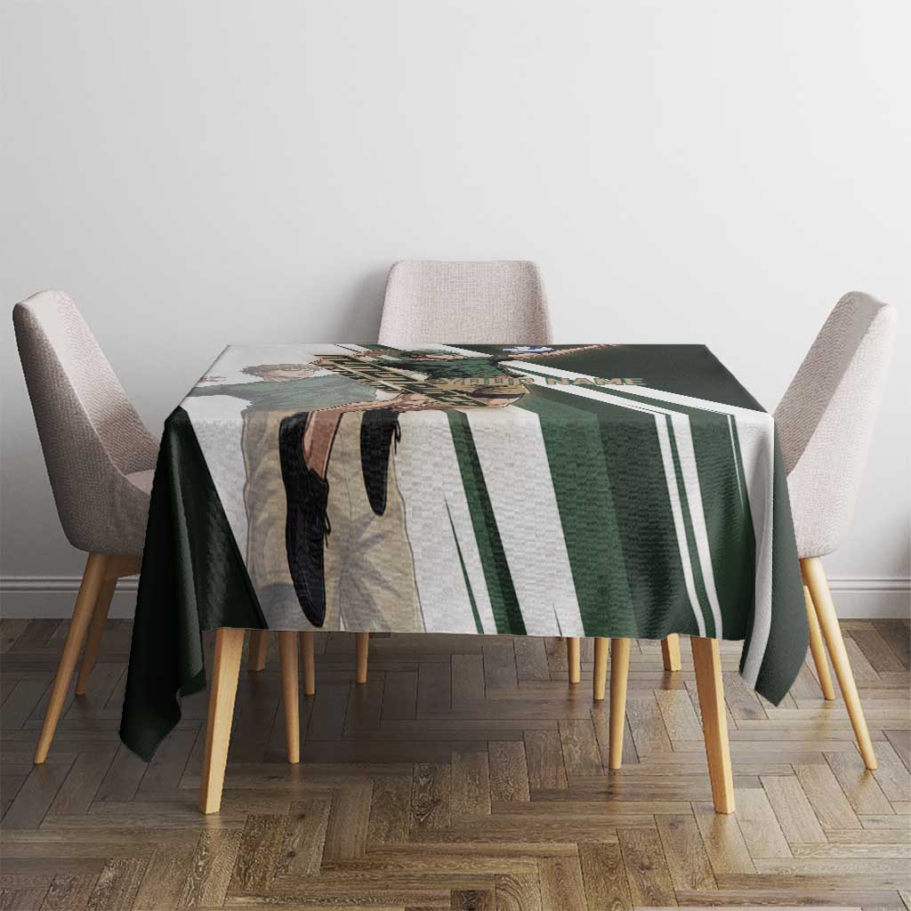 Personalized Mumen Rider Volleyball Tablecloth Saitama Anime