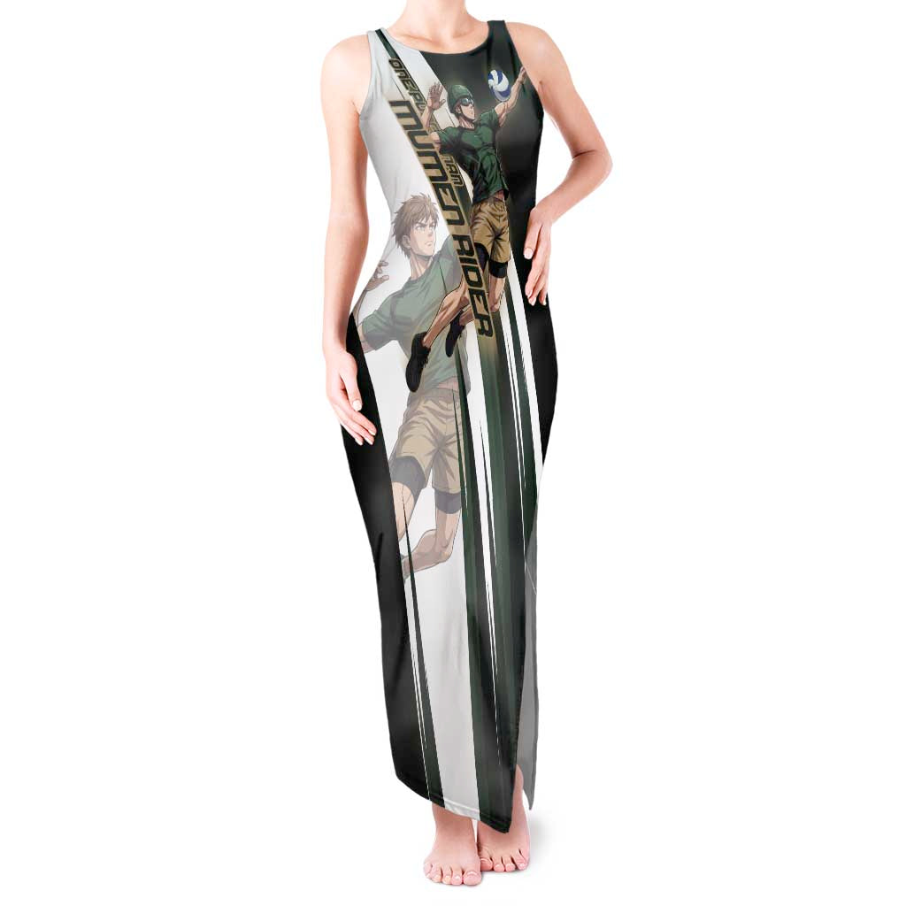 Personalized Mumen Rider Volleyball Tank Maxi Dress Saitama Anime