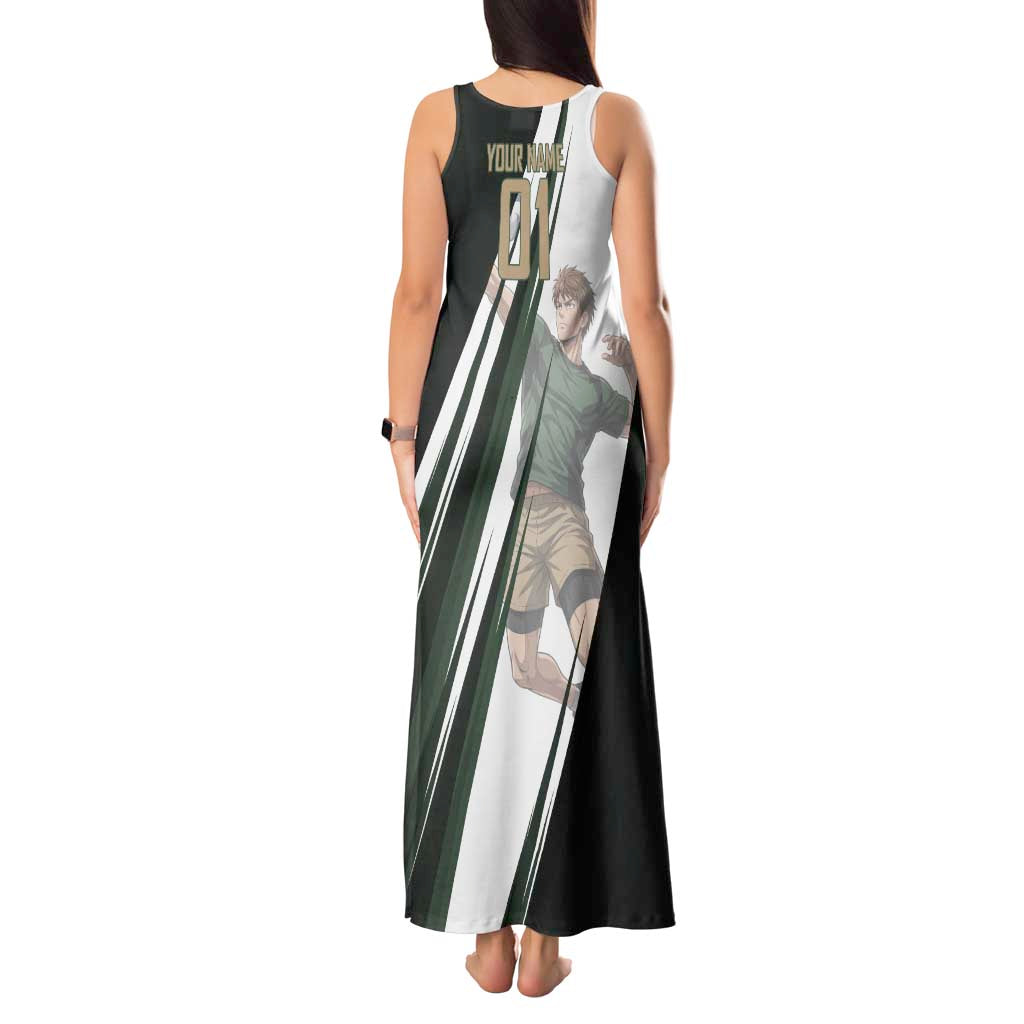 Personalized Mumen Rider Volleyball Tank Maxi Dress Saitama Anime