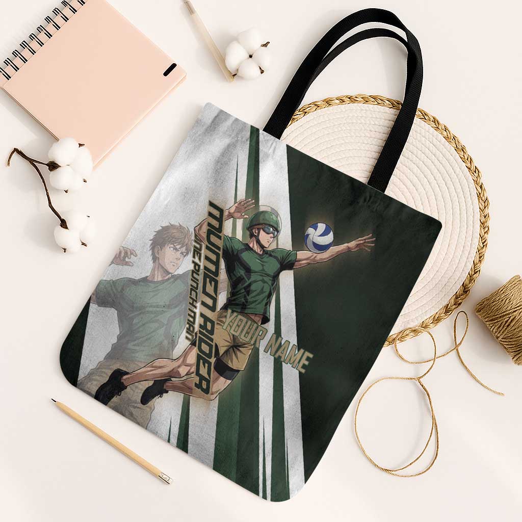 Personalized Mumen Rider Volleyball Tote Bag Saitama Anime