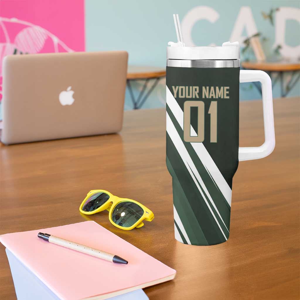 Personalized Mumen Rider Volleyball Tumbler With Handle Saitama Anime