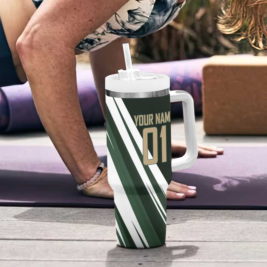 Personalized Mumen Rider Volleyball Tumbler With Handle Saitama Anime