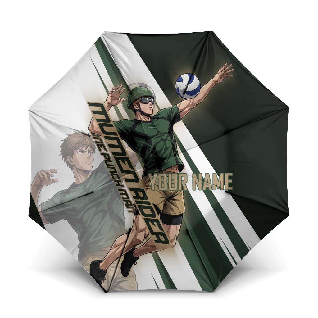 Personalized Mumen Rider Volleyball Umbrella Saitama Anime
