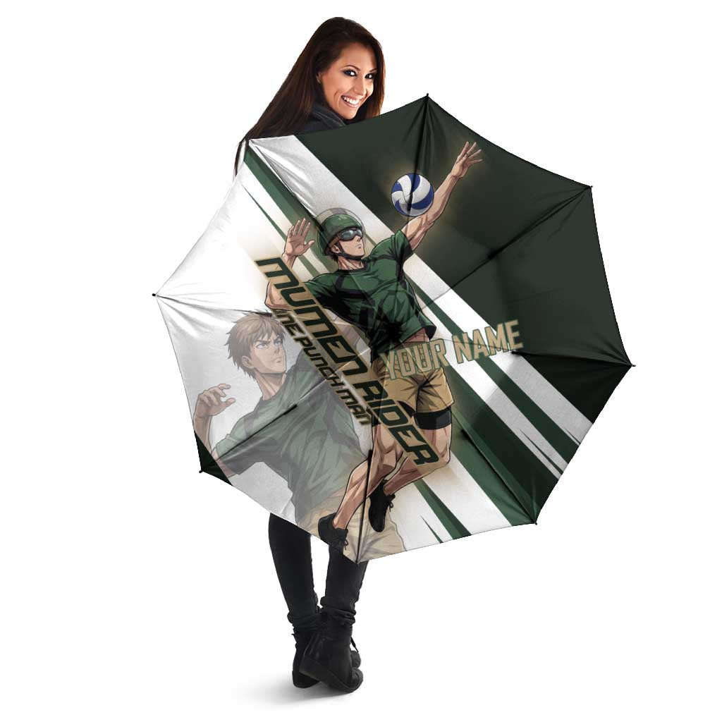 Personalized Mumen Rider Volleyball Umbrella Saitama Anime